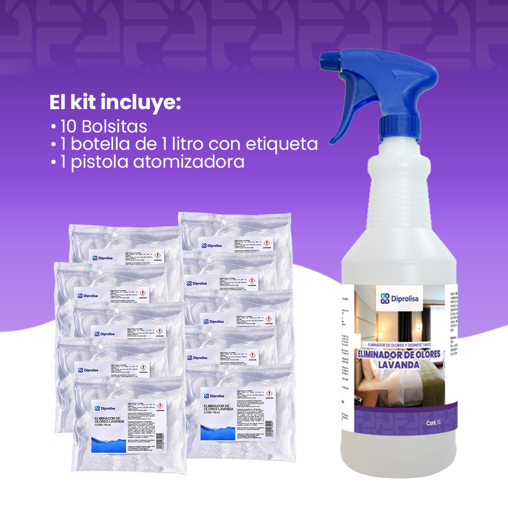 ELIMINADOR DE OLORES LAVANDA 90 ML