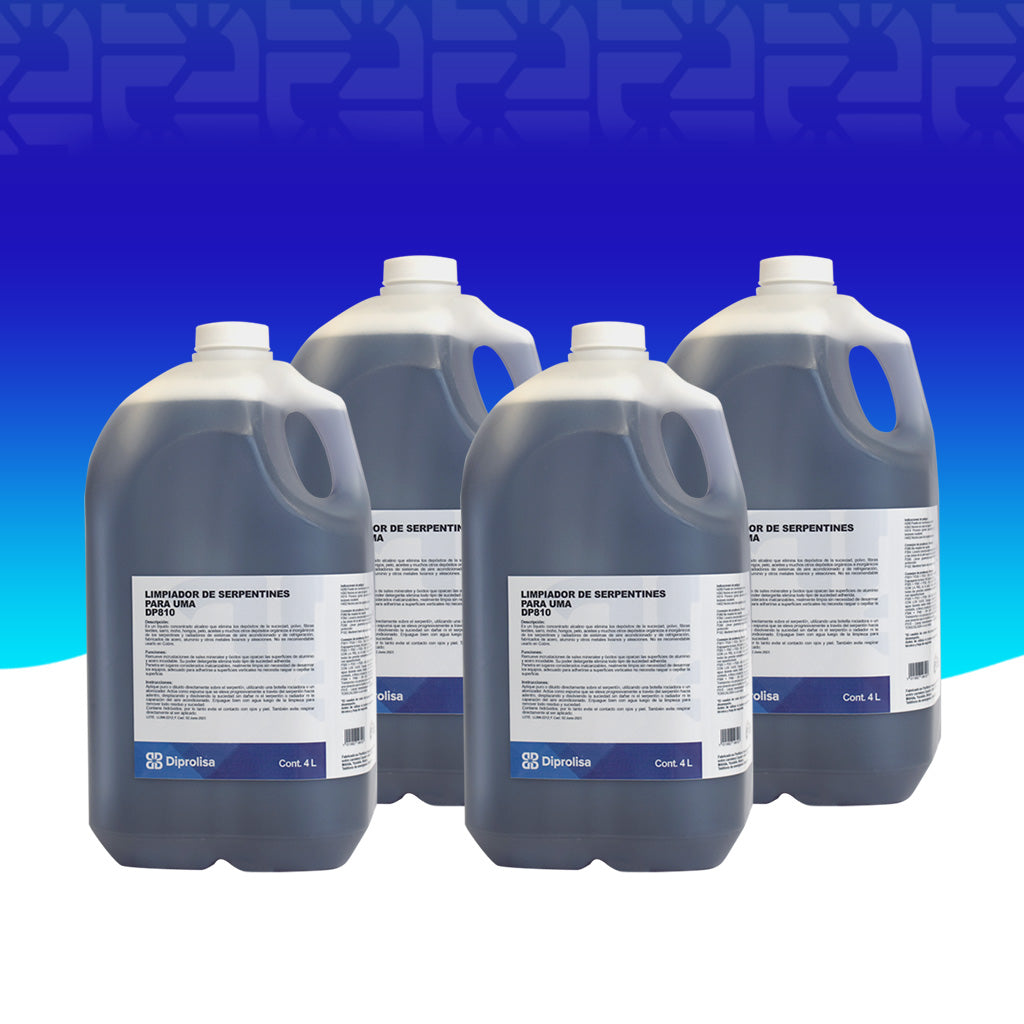LIMPIADOR DE SERPENTINES ALCALINO PARA UMA 4 L