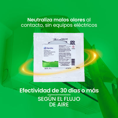 PASTILLA NEUTRALIZANTE DE OLORES EZ PAQ. 10 PIEZAS