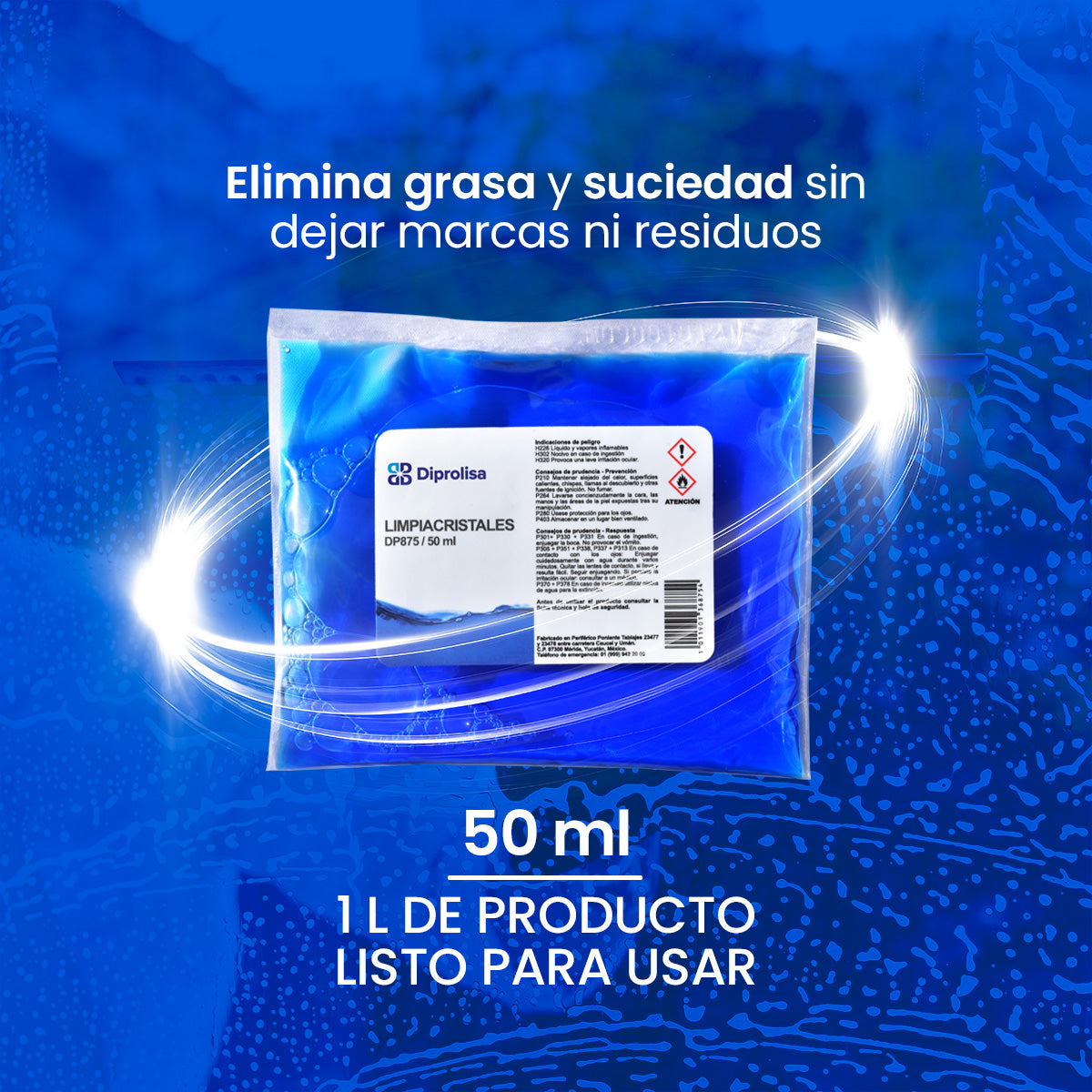 LIMPIACRISTALES 50 ML