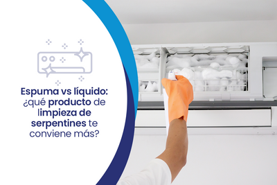Espuma vs líquido: ¿qué producto de limpieza de serpentines te conviene más?