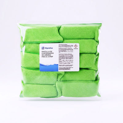 PASTILLA DE CUATERNARIO DE AMONIO PAN AC STRIP PAQ. 10 PIEZAS