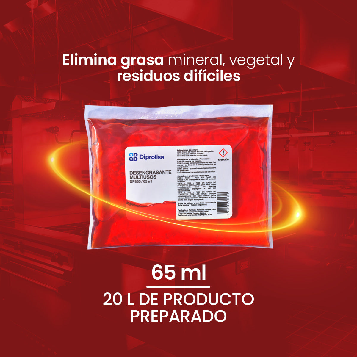Desengrasante Industrial Multiusos 65 ML